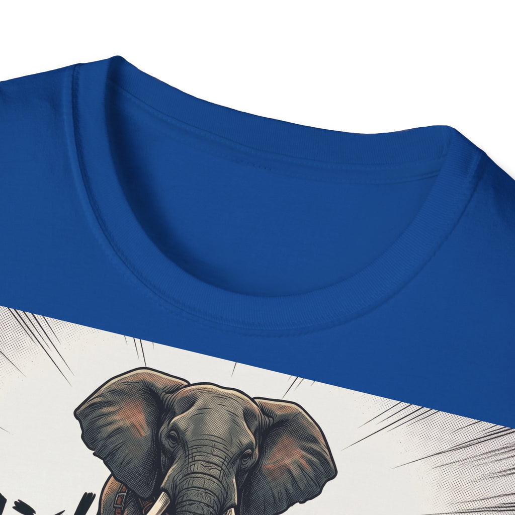 TRUCUTU Manga Elephant Softstyle T-Shirt – Japanese Anime Streetwear