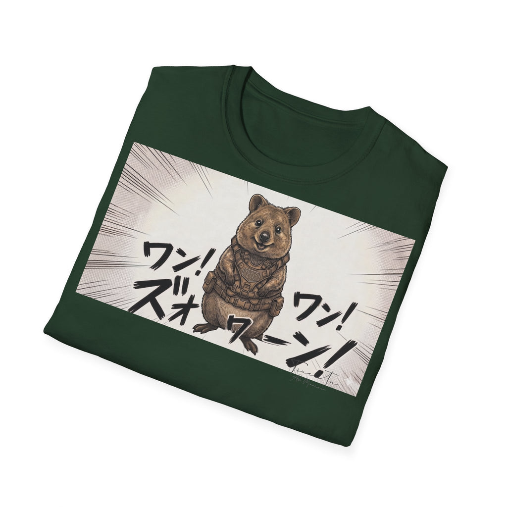 TRUCUTU Manga Quokka Softstyle T-Shirt – Japanese Anime Streetwear