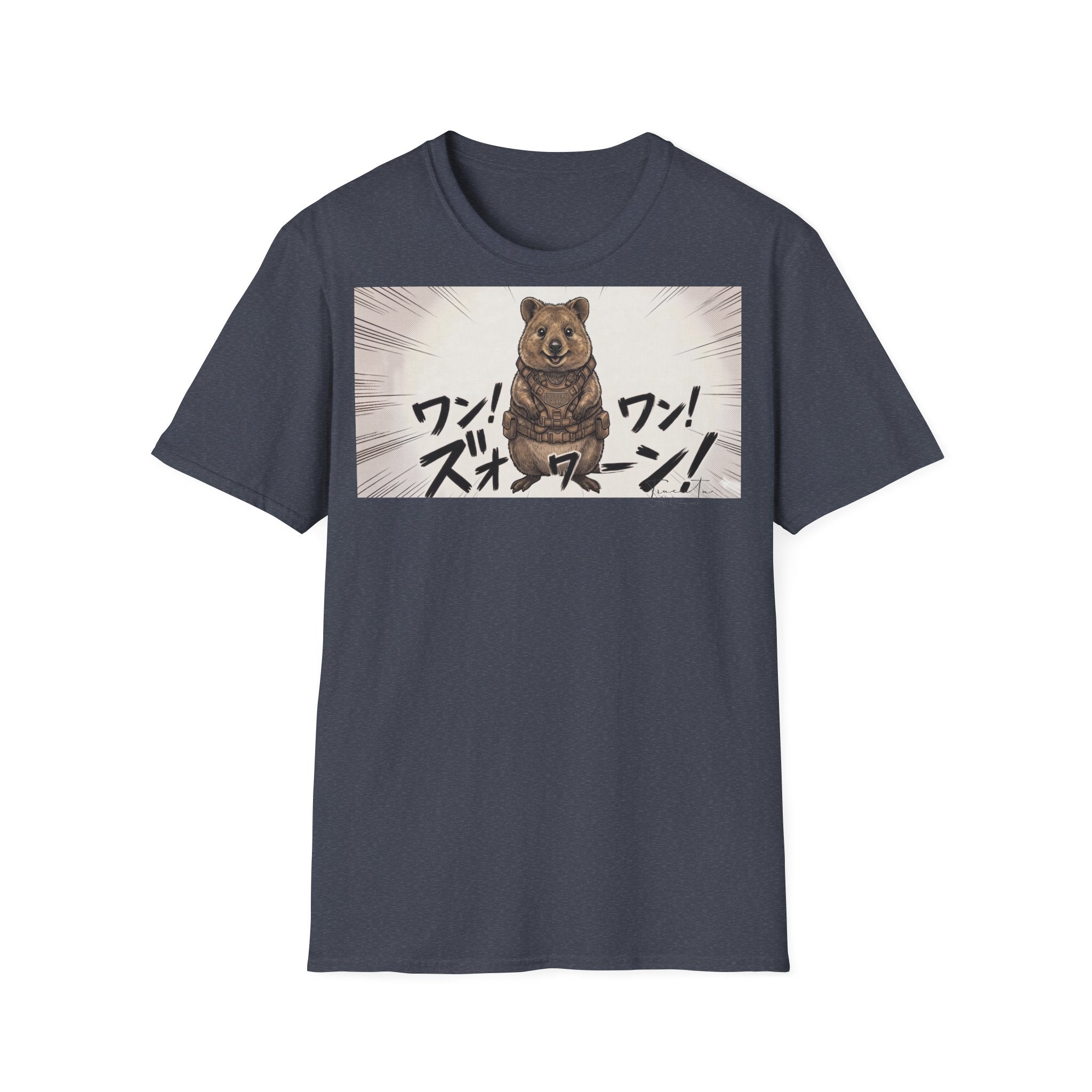 TRUCUTU Manga Quokka Softstyle T-Shirt – Japanese Anime Streetwear