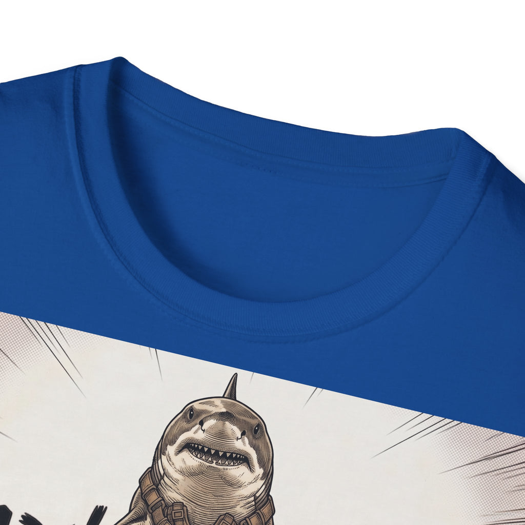 TRUCUTU Manga Shark Softstyle T-Shirt – Japanese Anime Streetwear