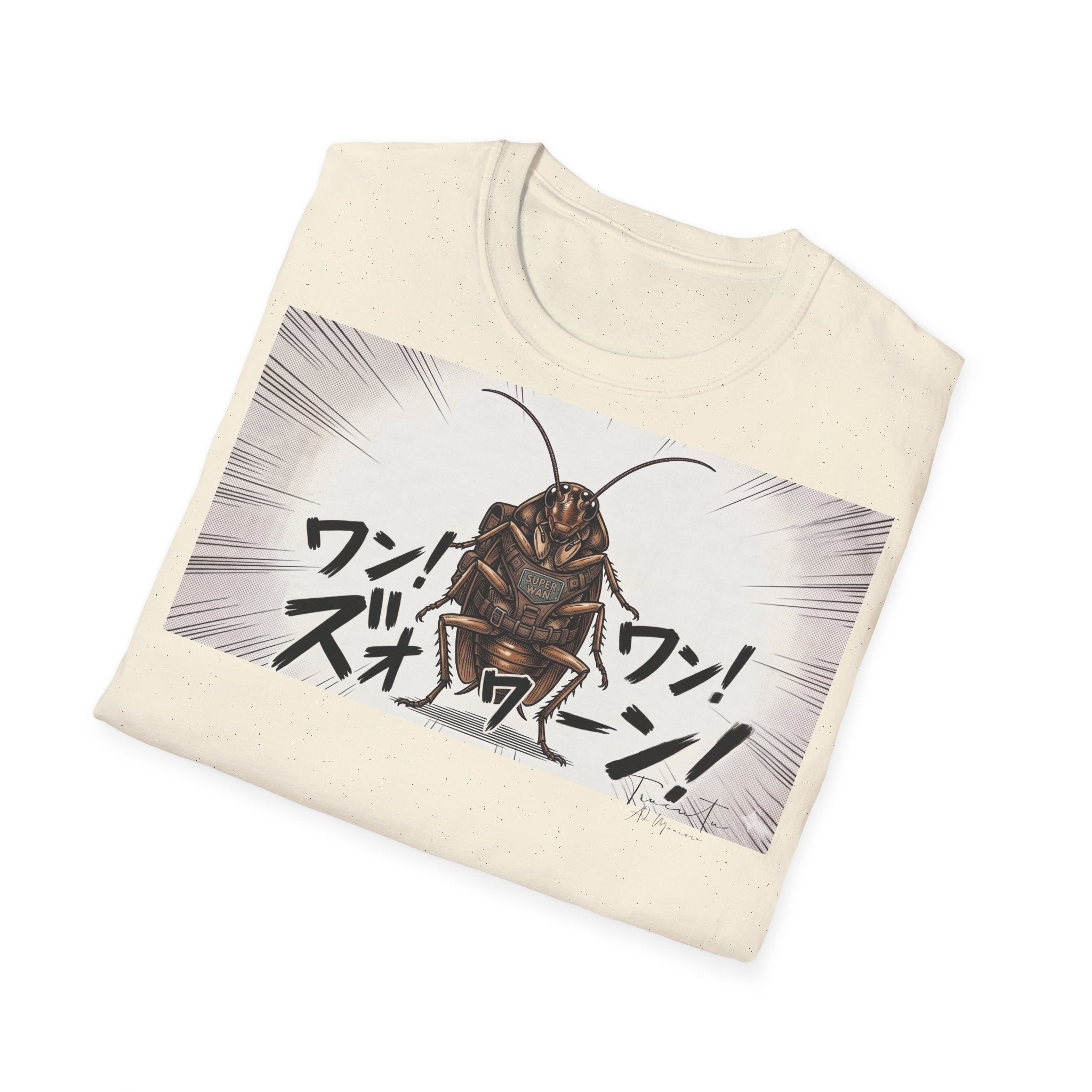 TRUCUTU Manga Cockroach Softstyle T-Shirt – Japanese Anime Streetwear