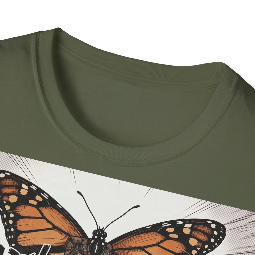 TRUCUTU Manga Butterfly Softstyle T-Shirt – Japanese Anime Streetwear