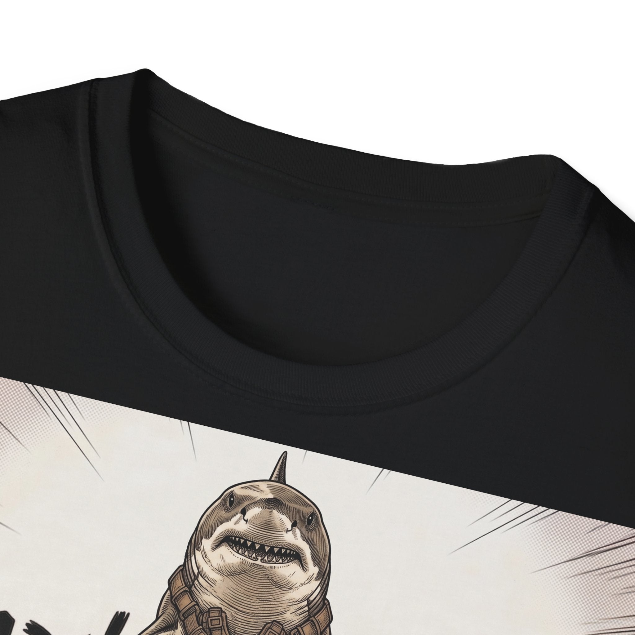 TRUCUTU Manga Shark Softstyle T-Shirt – Japanese Anime Streetwear