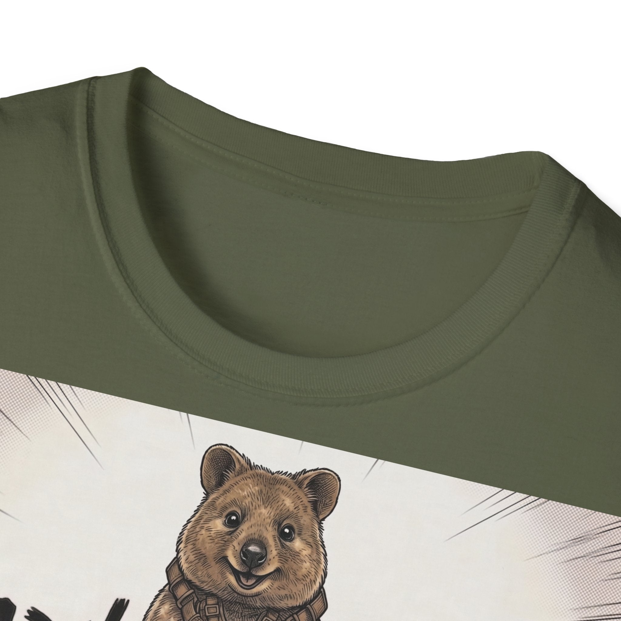 TRUCUTU Manga Quokka Softstyle T-Shirt – Japanese Anime Streetwear