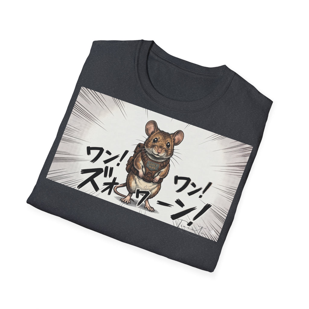 TRUCUTU Manga Mouse Softstyle T-Shirt – Japanese Anime Streetwear