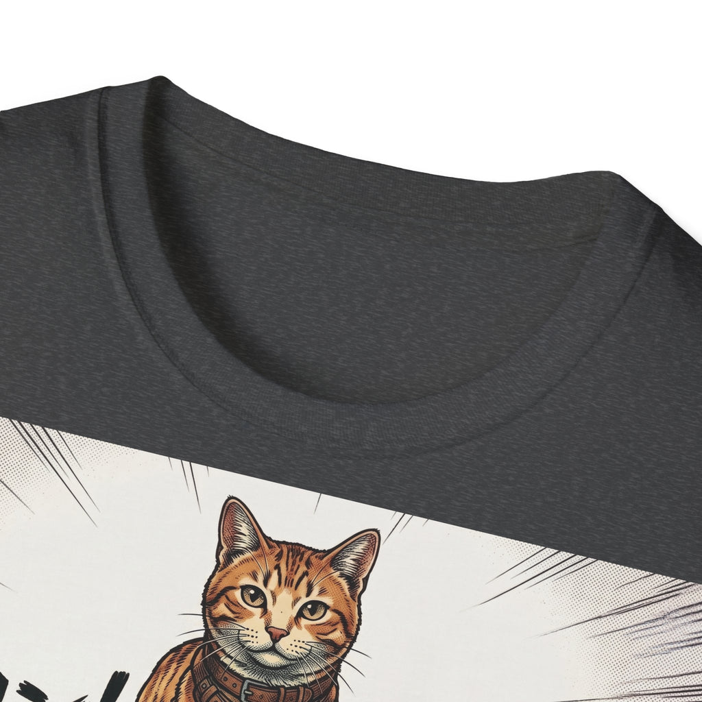 TRUCUTU Manga Cat Softstyle T-Shirt – Japanese Anime Streetwear