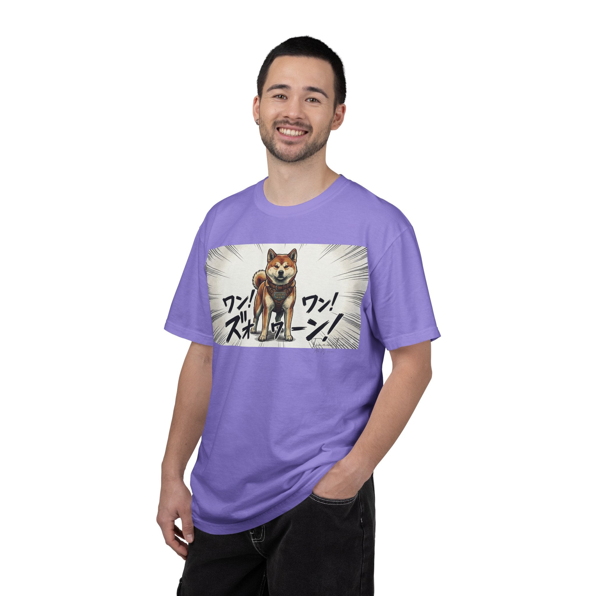 Hachikō Manga Garment-Dyed T-Shirt – Timeless Loyalty in Style 🐾