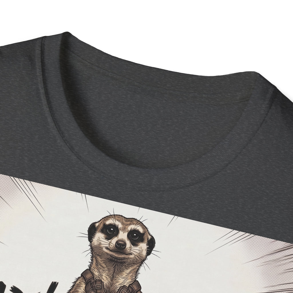 TRUCUTU Manga Meerkat Softstyle T-Shirt – Japanese Anime Streetwear