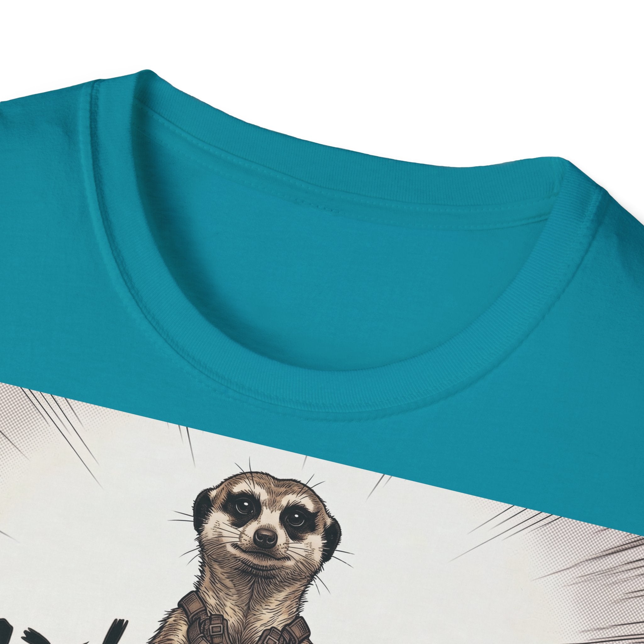 TRUCUTU Manga Meerkat Softstyle T-Shirt – Japanese Anime Streetwear