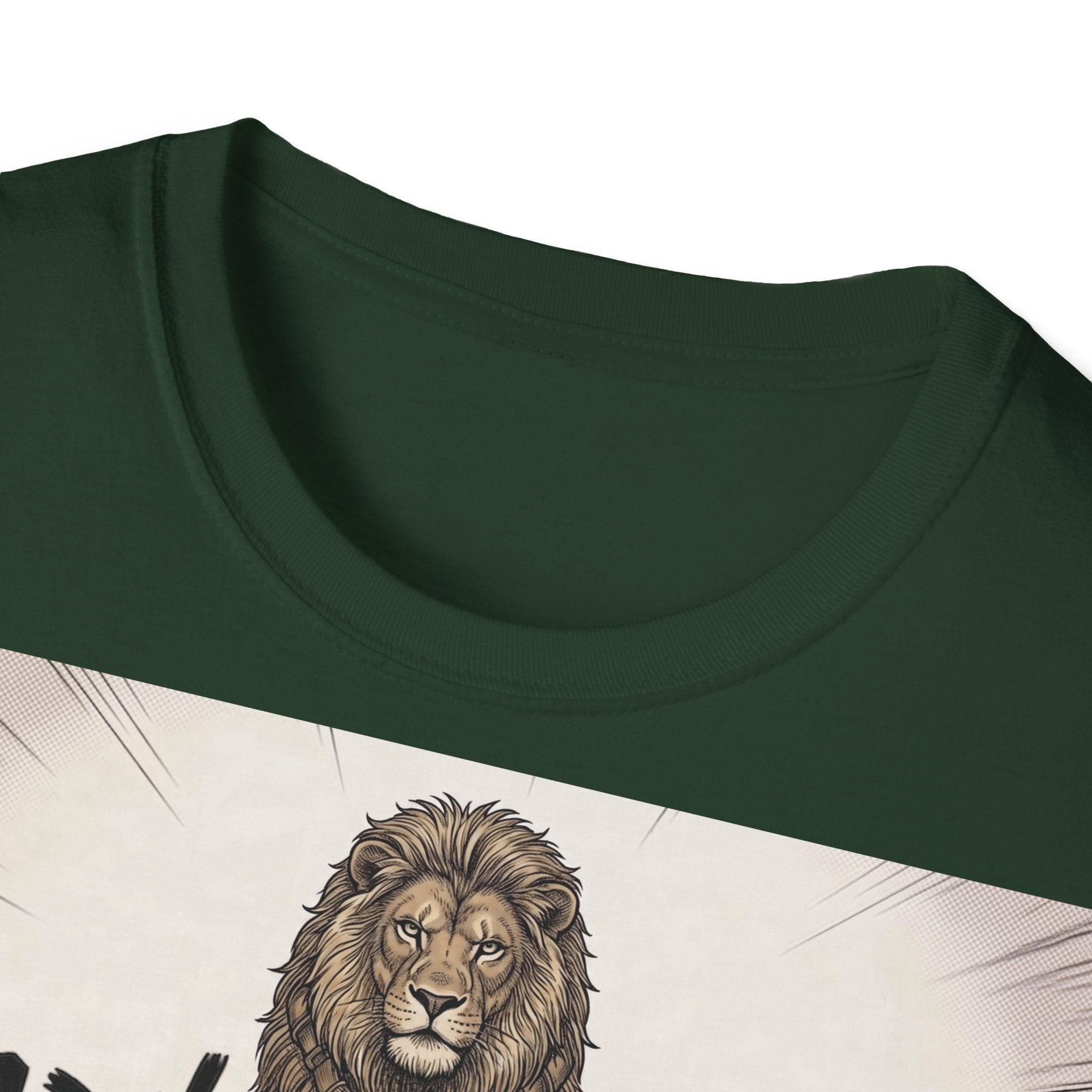 TRUCUTU Manga Lion Softstyle T-Shirt – Japanese Anime Streetwear