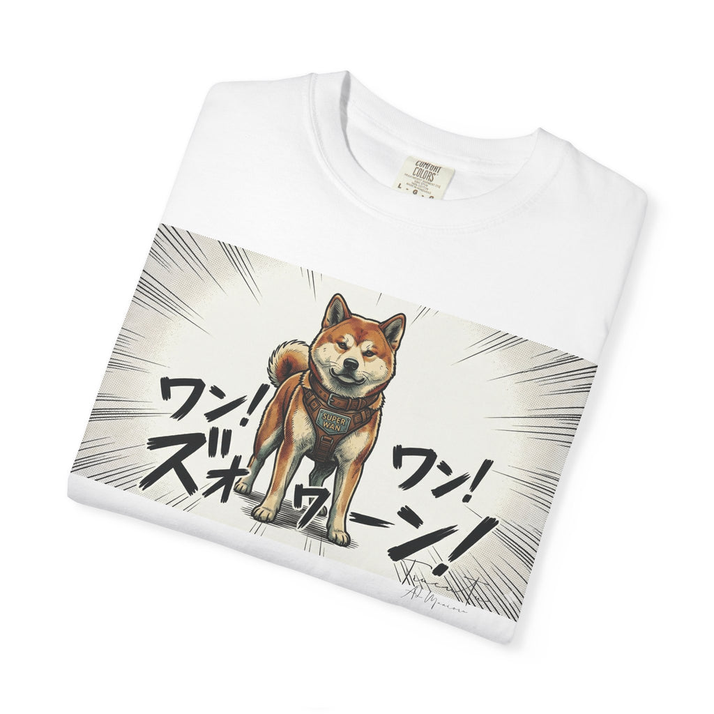 Hachikō Manga Garment-Dyed T-Shirt – Timeless Loyalty in Style 🐾