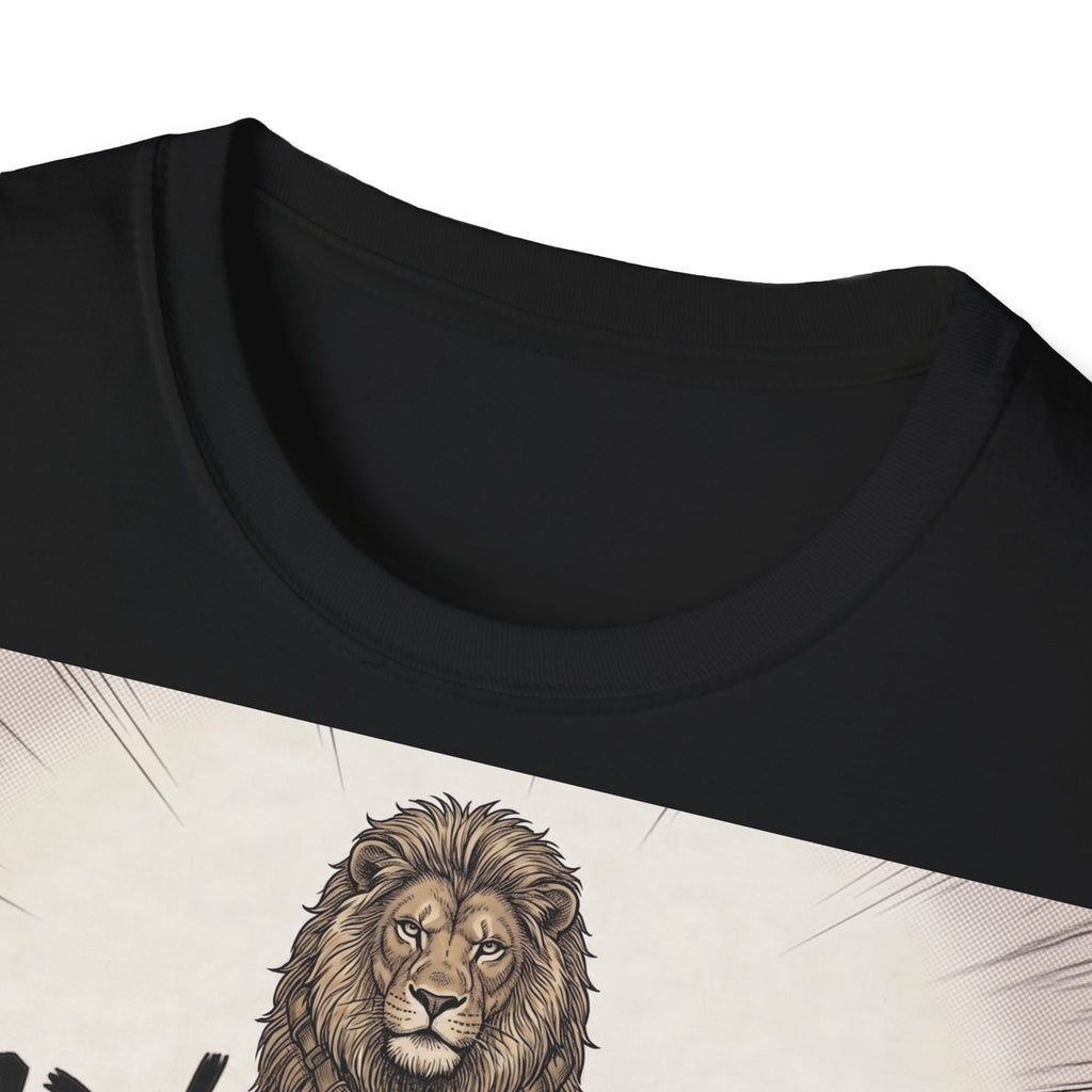 TRUCUTU Manga Lion Softstyle T-Shirt – Japanese Anime Streetwear
