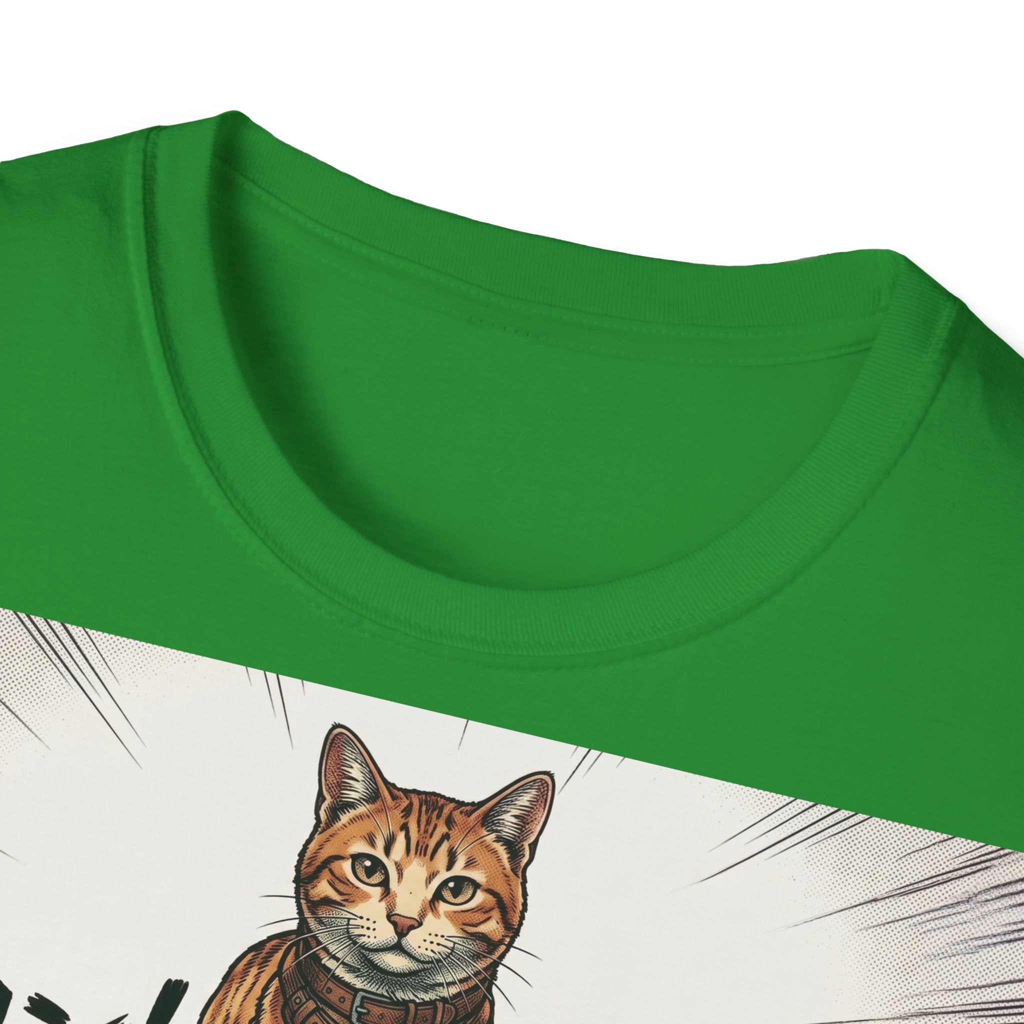 TRUCUTU Manga Cat Softstyle T-Shirt – Japanese Anime Streetwear