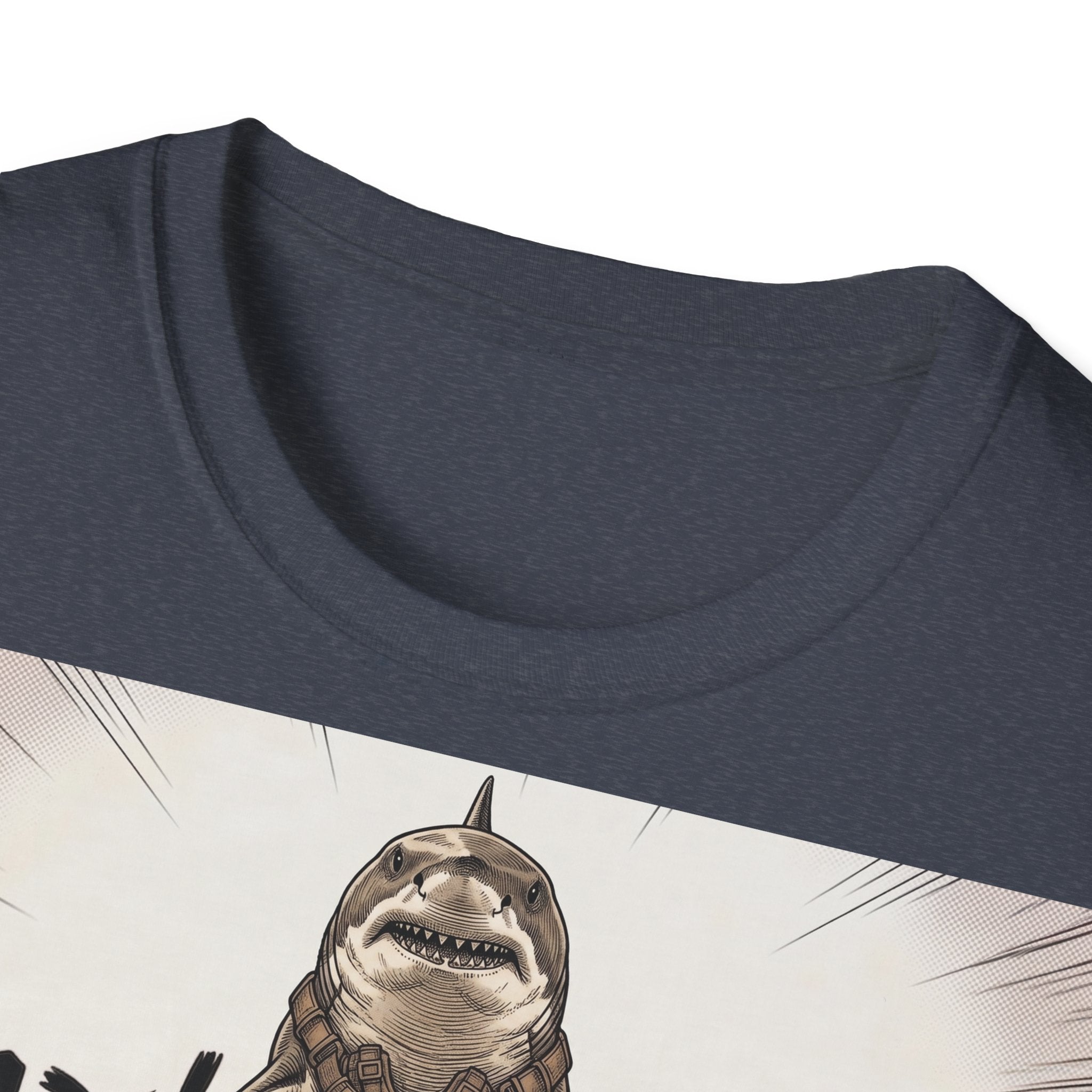 TRUCUTU Manga Shark Softstyle T-Shirt – Japanese Anime Streetwear