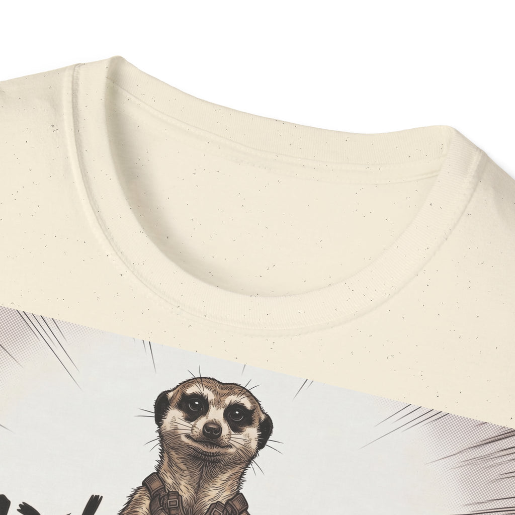 TRUCUTU Manga Meerkat Softstyle T-Shirt – Japanese Anime Streetwear