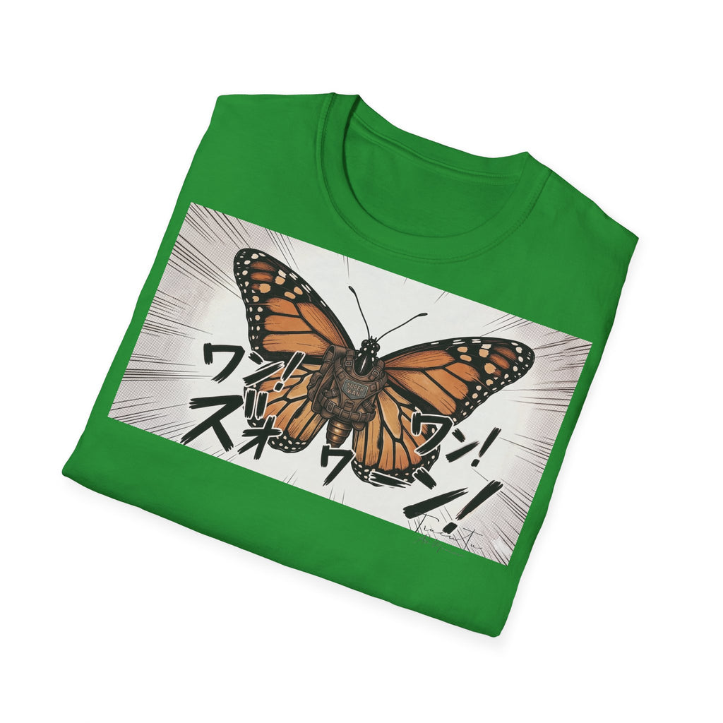 TRUCUTU Manga Butterfly Softstyle T-Shirt – Japanese Anime Streetwear