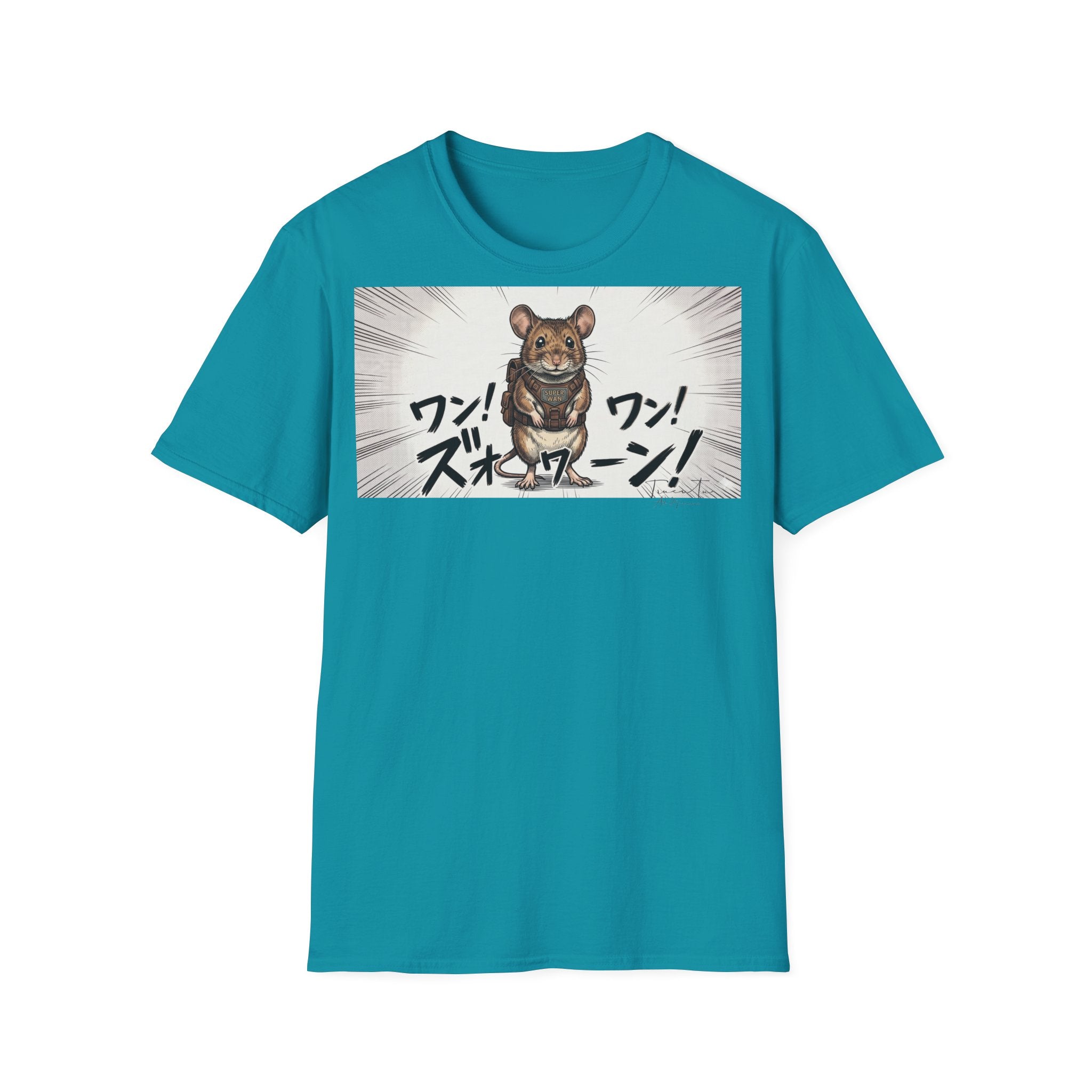 TRUCUTU Manga Mouse Softstyle T-Shirt – Japanese Anime Streetwear
