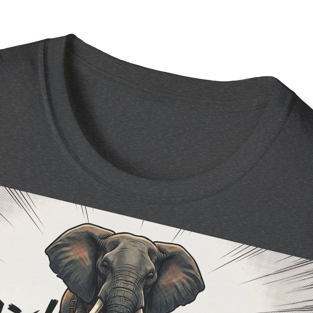 TRUCUTU Manga Elephant Softstyle T-Shirt – Japanese Anime Streetwear