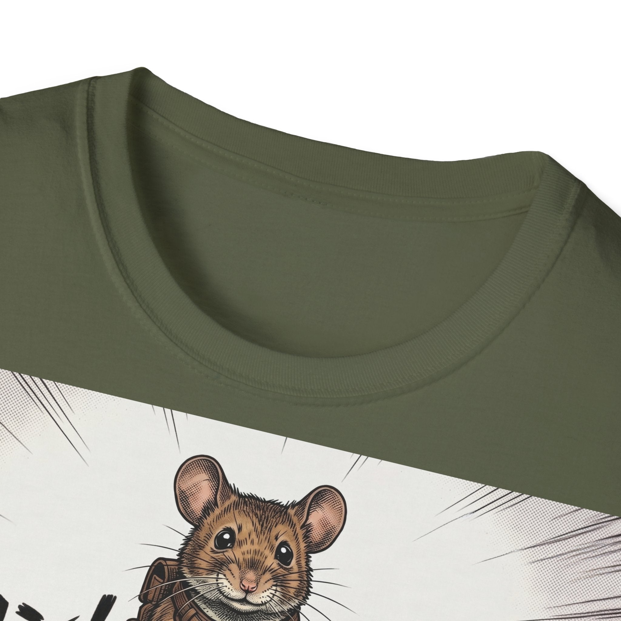 TRUCUTU Manga Mouse Softstyle T-Shirt – Japanese Anime Streetwear