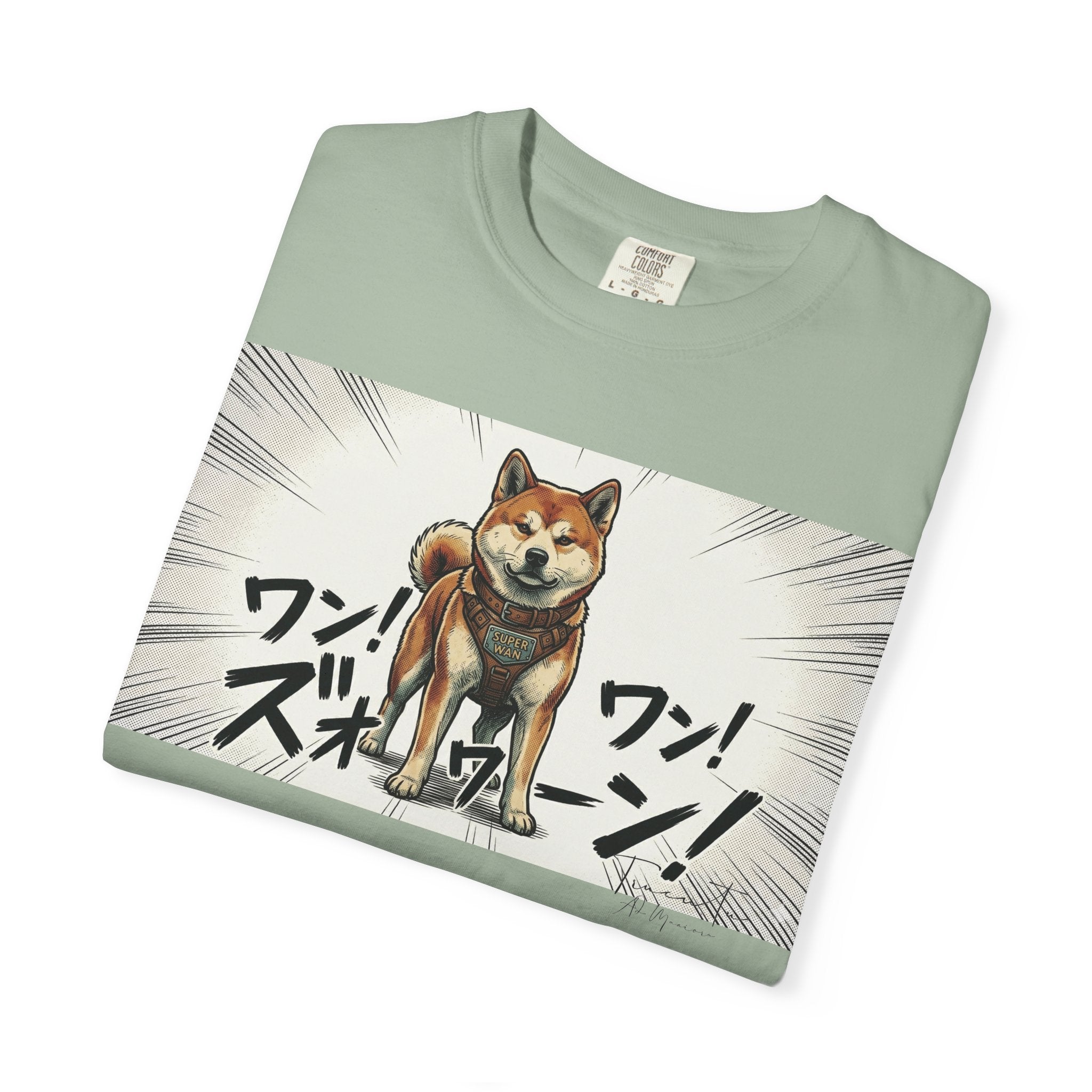 Hachikō Manga Garment-Dyed T-Shirt – Timeless Loyalty in Style 🐾