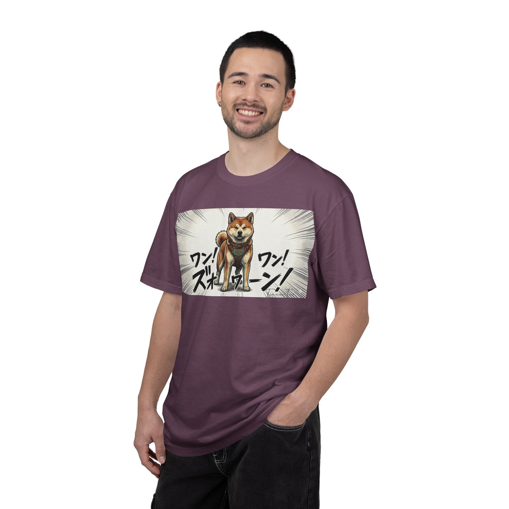 Hachikō Manga Garment-Dyed T-Shirt – Timeless Loyalty in Style 🐾