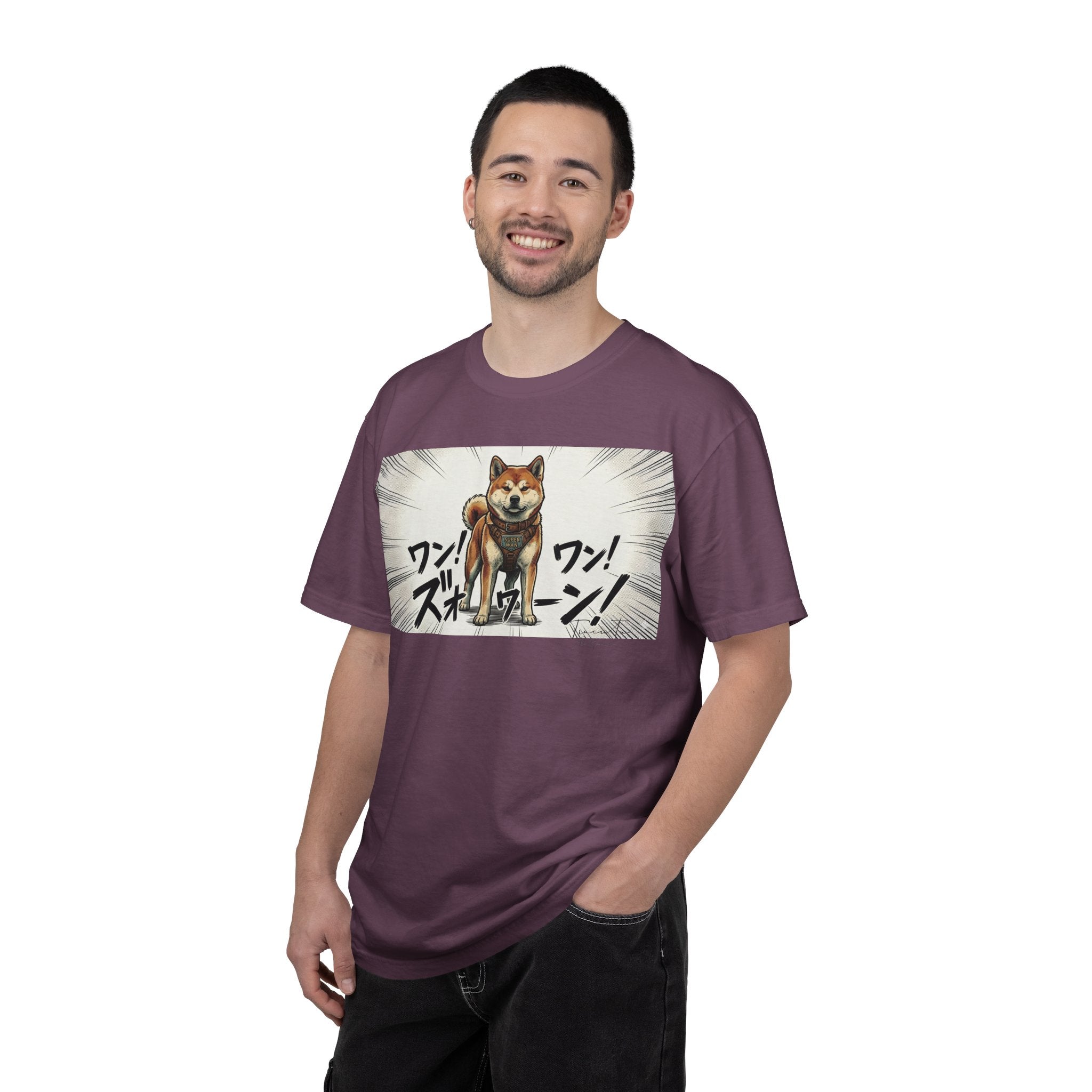 Hachikō Manga Garment-Dyed T-Shirt – Timeless Loyalty in Style 🐾