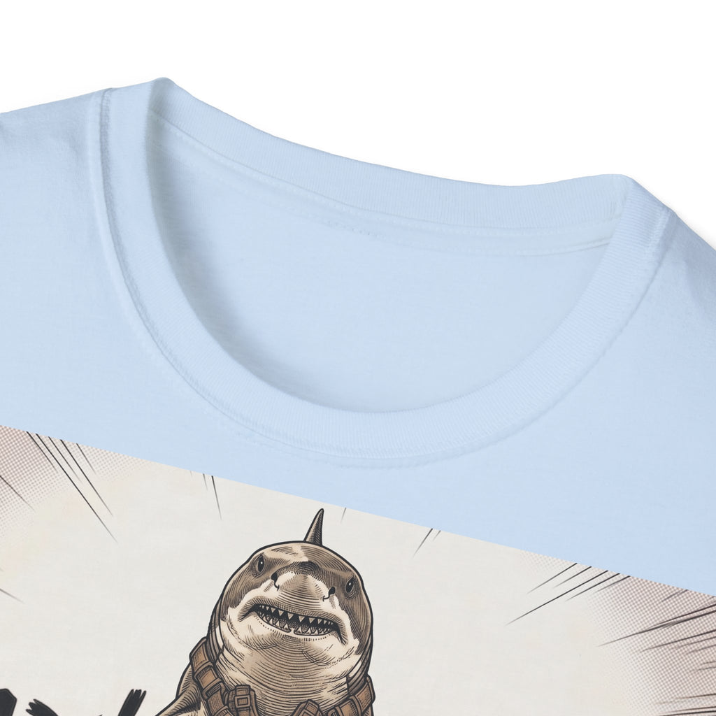 TRUCUTU Manga Shark Softstyle T-Shirt – Japanese Anime Streetwear
