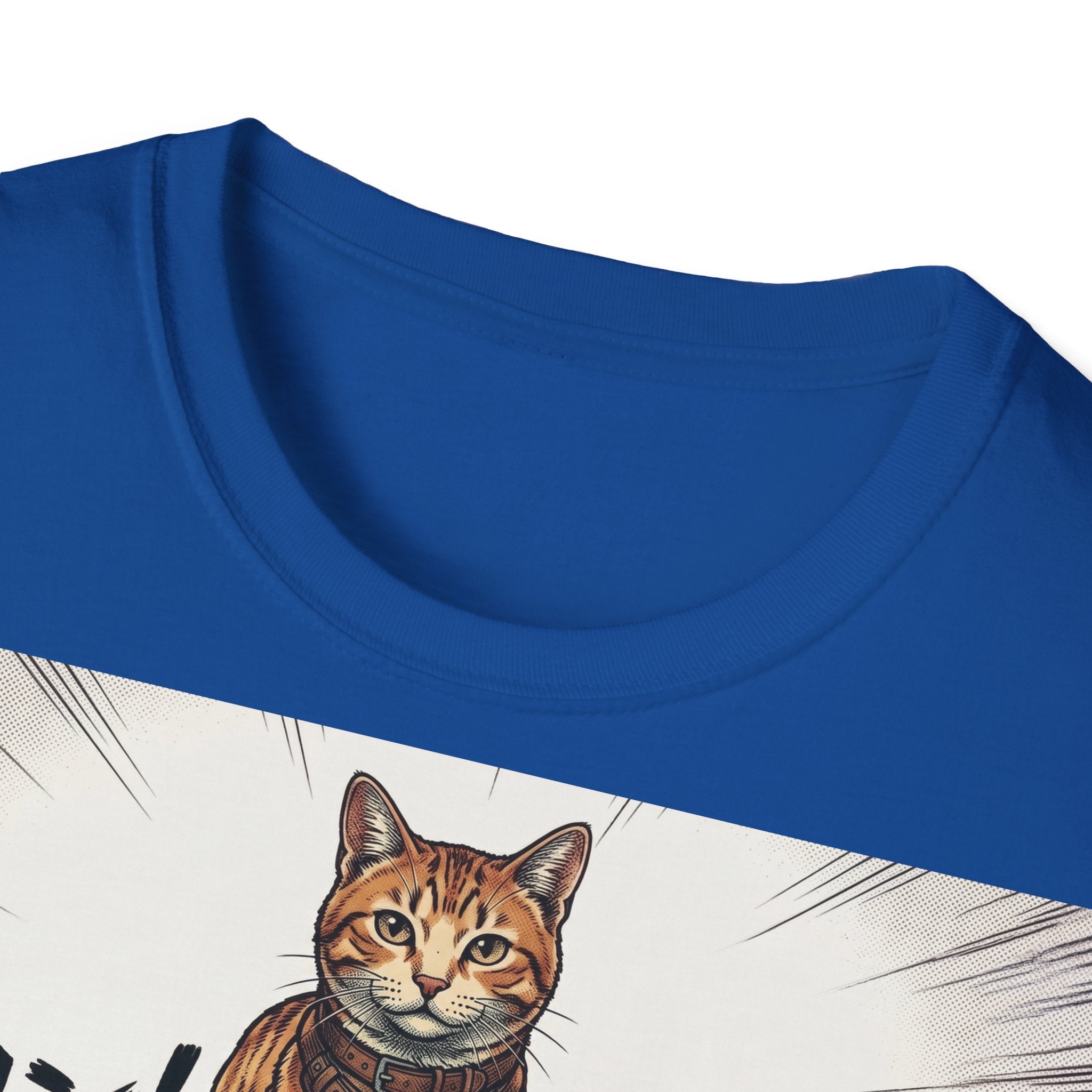 TRUCUTU Manga Cat Softstyle T-Shirt – Japanese Anime Streetwear