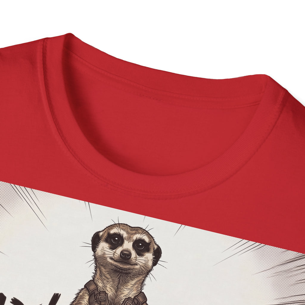 TRUCUTU Manga Meerkat Softstyle T-Shirt – Japanese Anime Streetwear