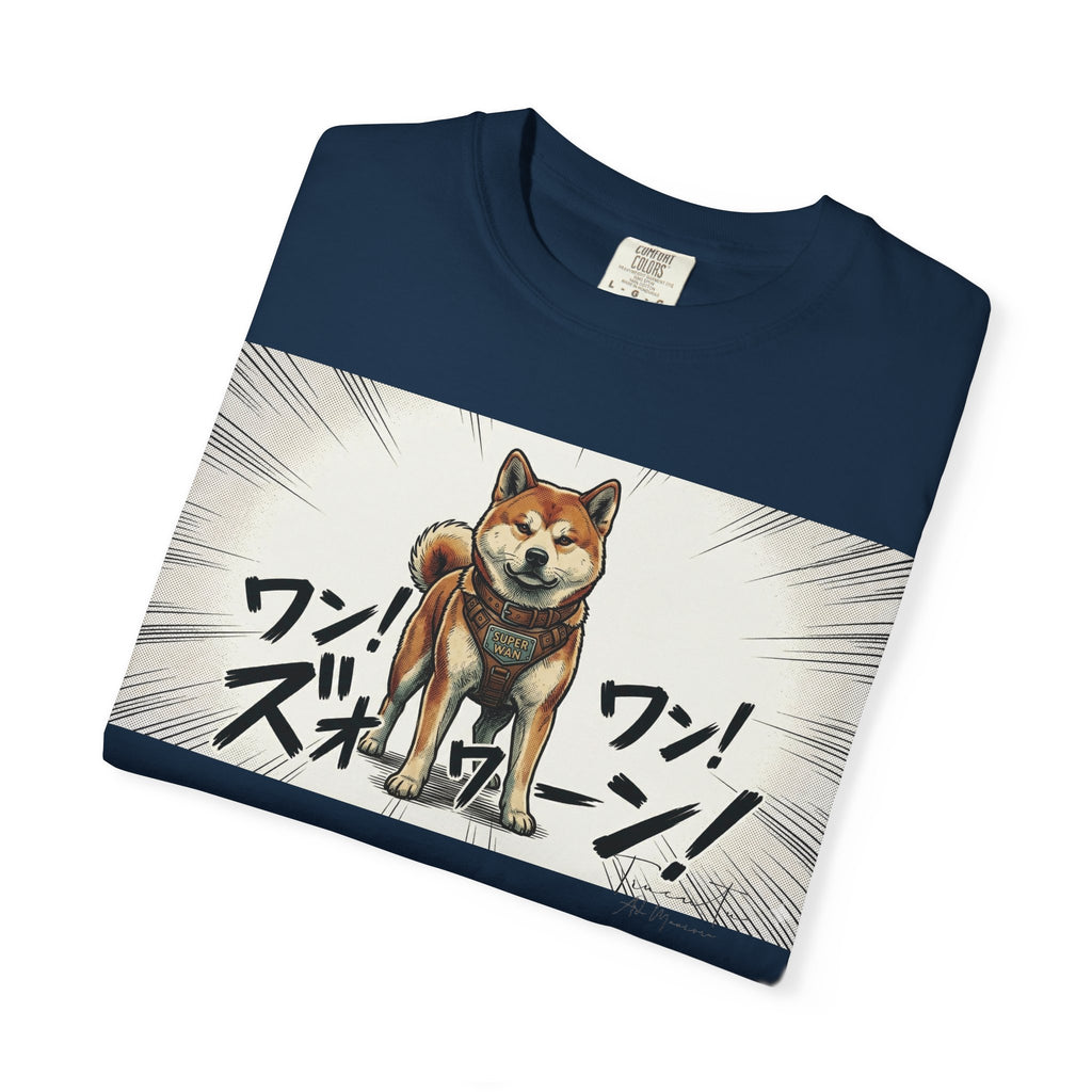 Hachikō Manga Garment-Dyed T-Shirt – Timeless Loyalty in Style 🐾