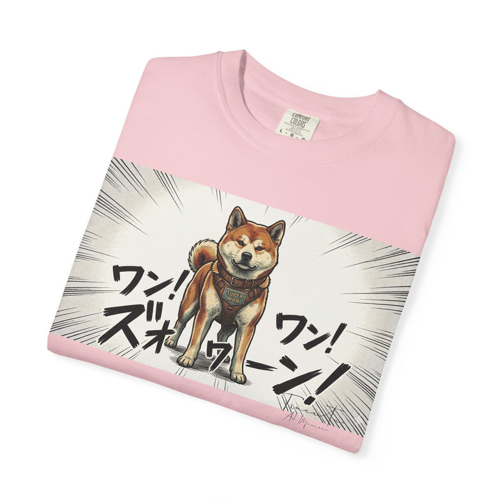 Hachikō Manga Garment-Dyed T-Shirt – Timeless Loyalty in Style 🐾