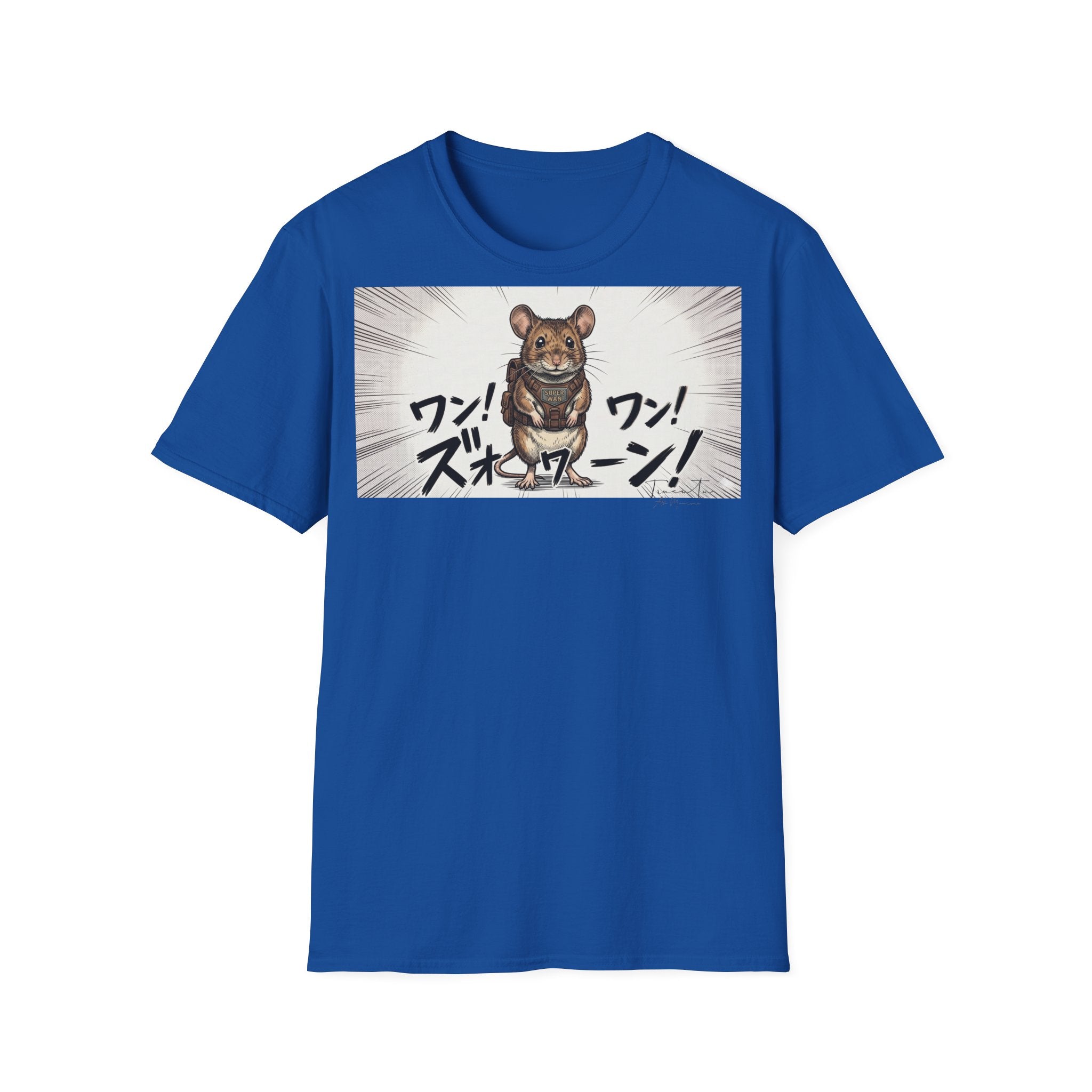 TRUCUTU Manga Mouse Softstyle T-Shirt – Japanese Anime Streetwear