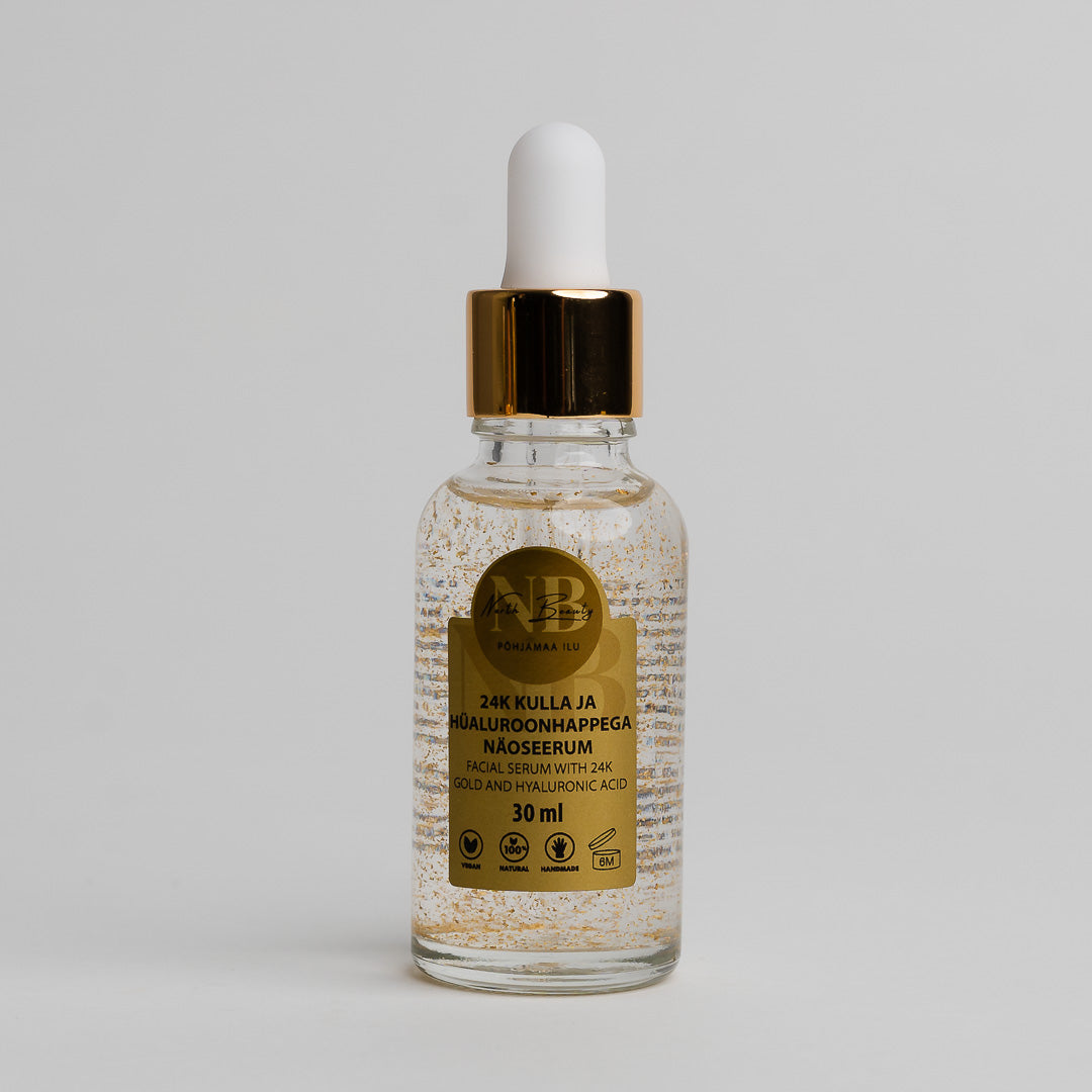 24K Gold & Hyaluronic Acid Face Serum, 30 ml – TrucuTu