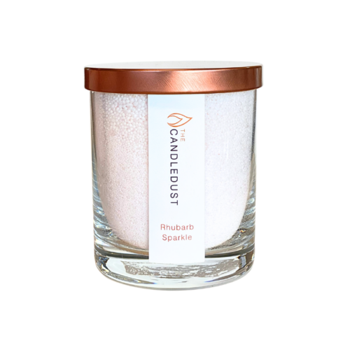 Powder Candle in Glass, Rhubarb & Champagne, 160 g – TrucuTu