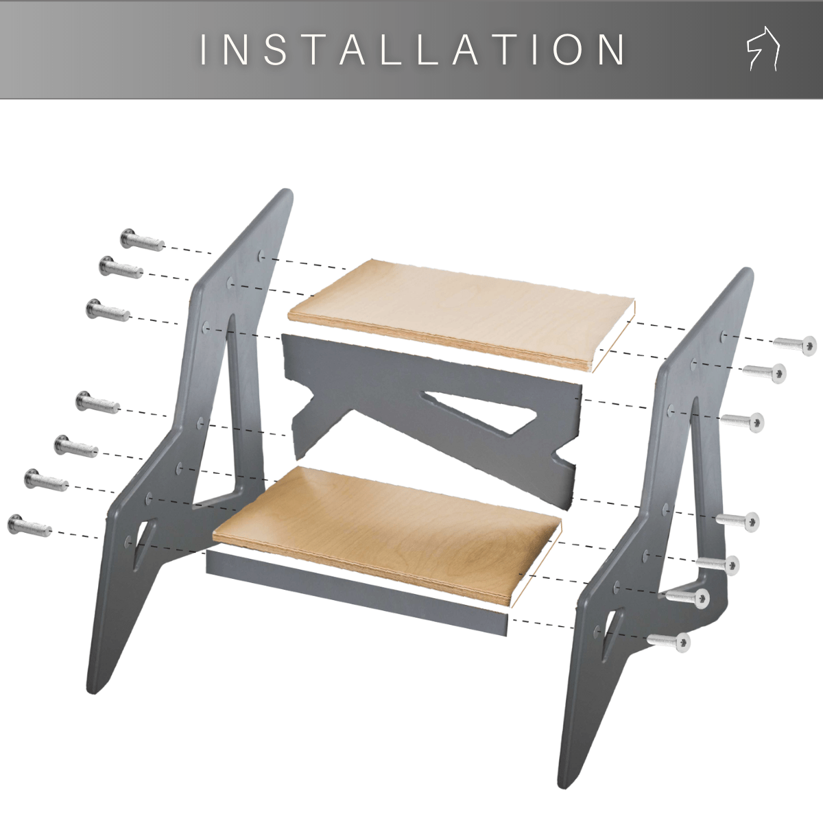Wooden Step Stool for Kids and Adults – view 5