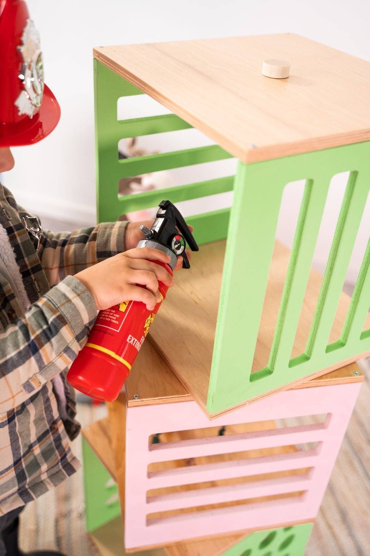 Stackable Wooden Storage Cube for Kids – view 4