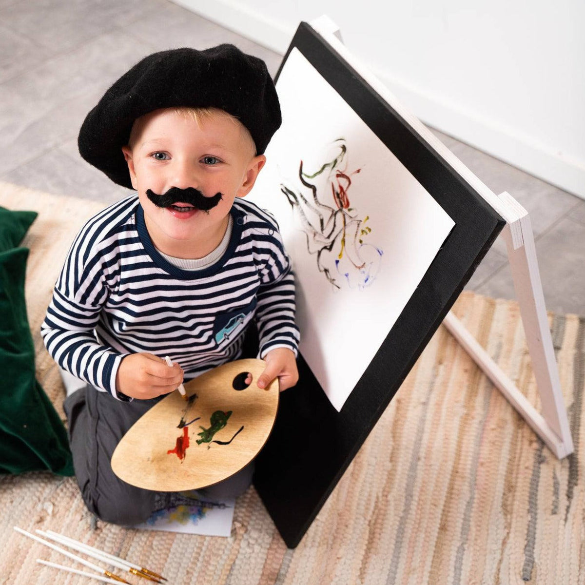 Kids' Wooden Chalkboard Easel – view 4