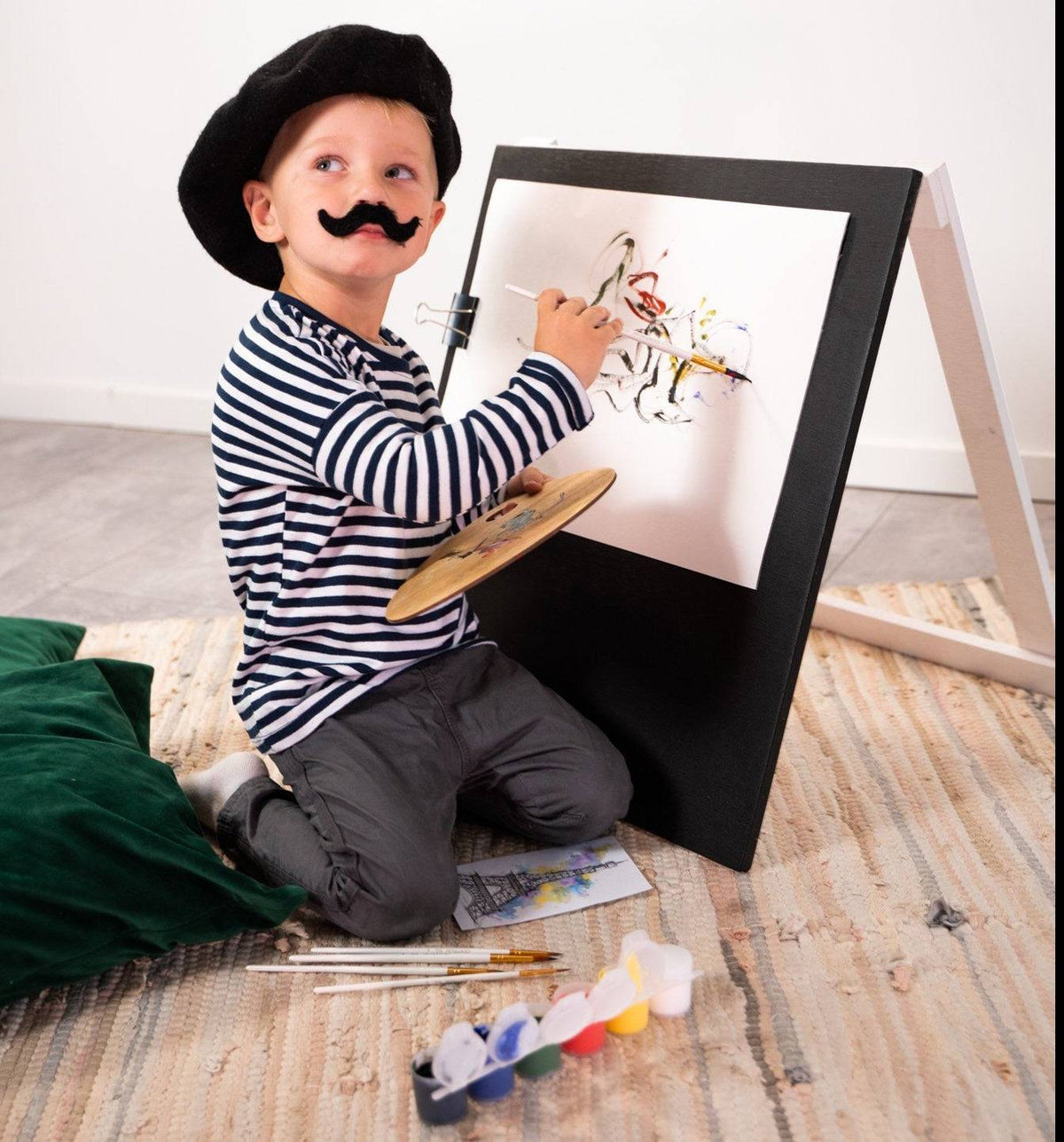 Kids' Wooden Chalkboard Easel – view 5