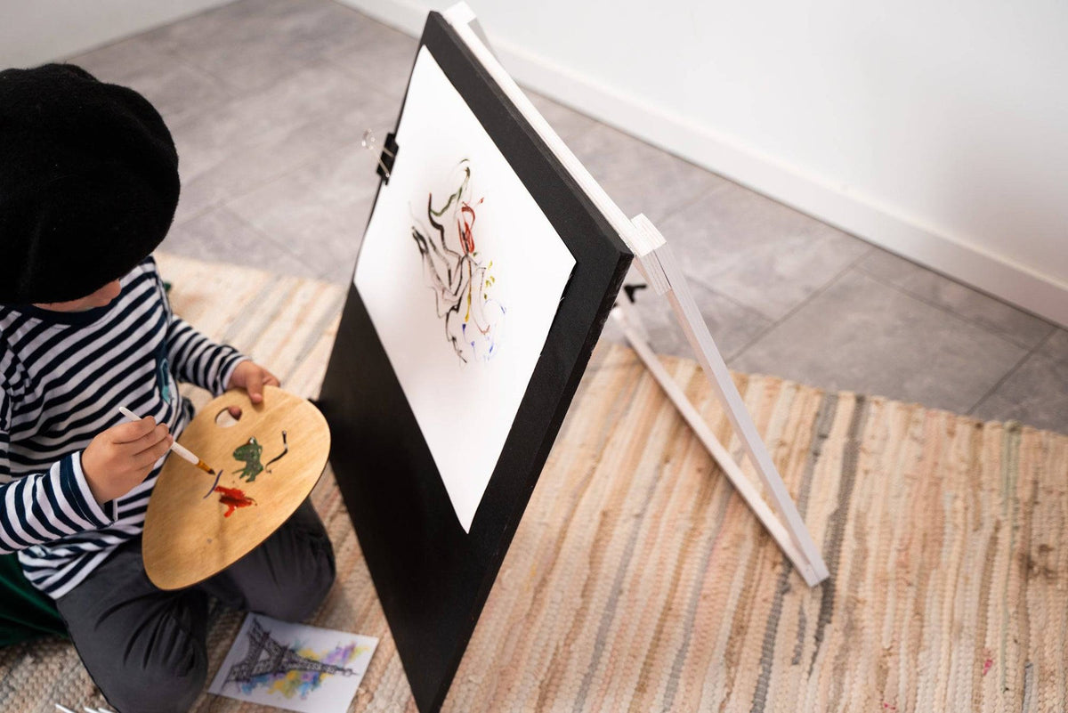 Kids' Wooden Chalkboard Easel – TrucuTu