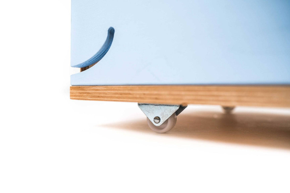Wooden Toy Box on Wheels, Whale – view 5