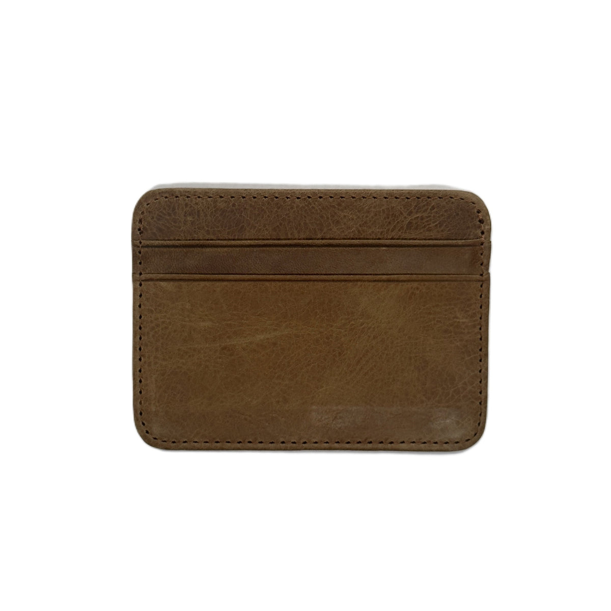 Handmade leather card holder 006 – Brown