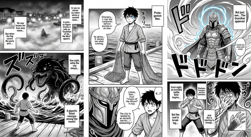 Tell us your story and we'll bring it to life as a manga