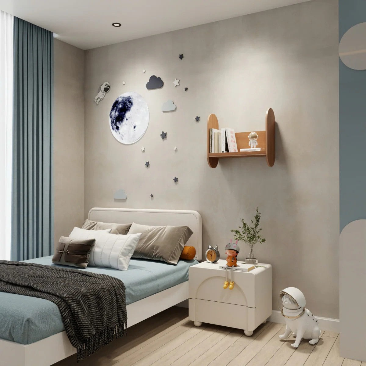 Kids' Wall Bookshelf, Small – view 2