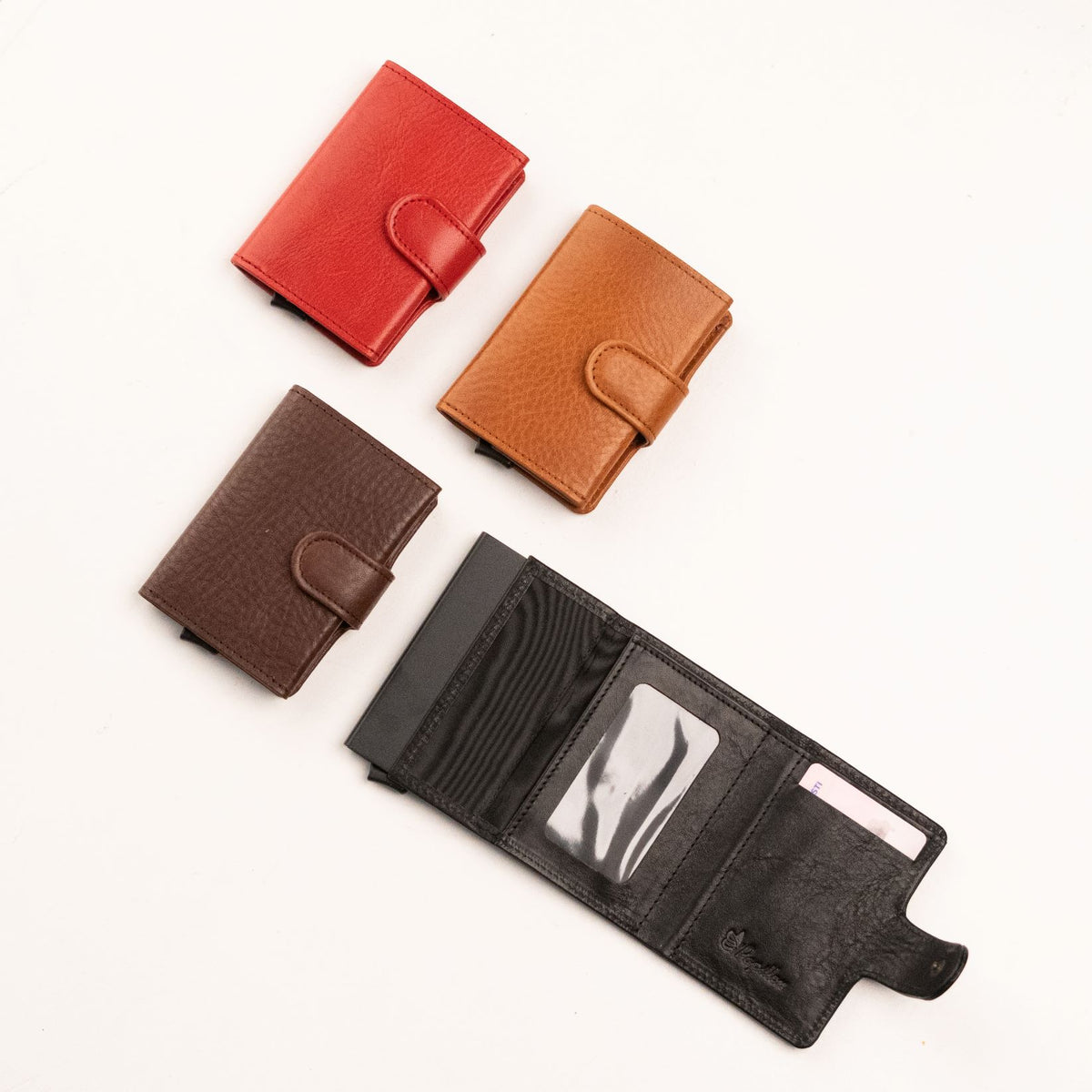 Leather Wallet with RFID-Blocking Card Case – view 3