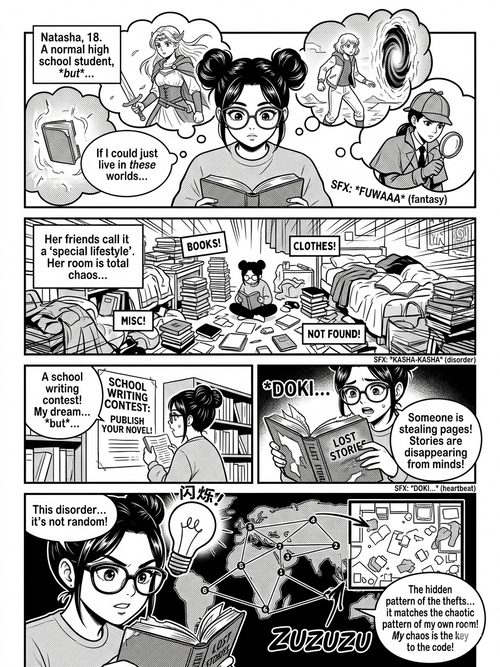 Tell us your story and we'll bring it to life as a manga