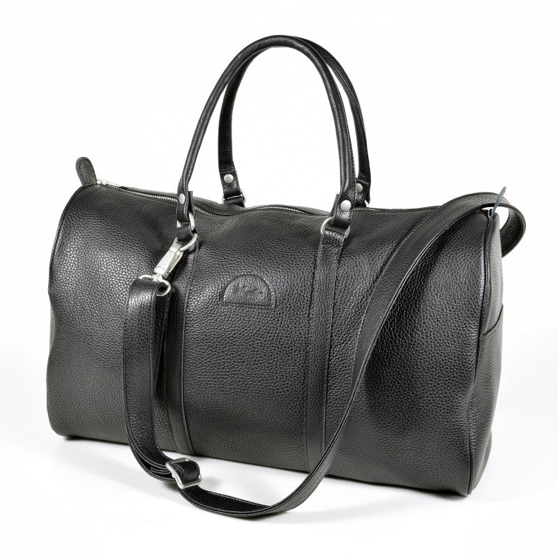 Leather Weekender Travel Bag, 20 L, Black – TrucuTu