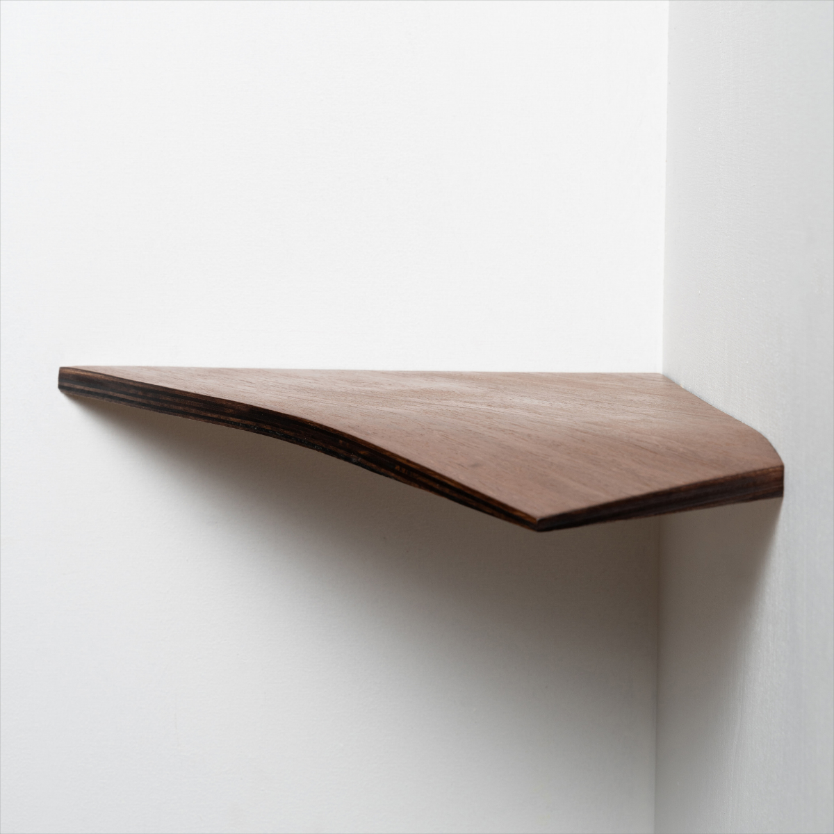 Wooden Floating Corner Shelf – view 6